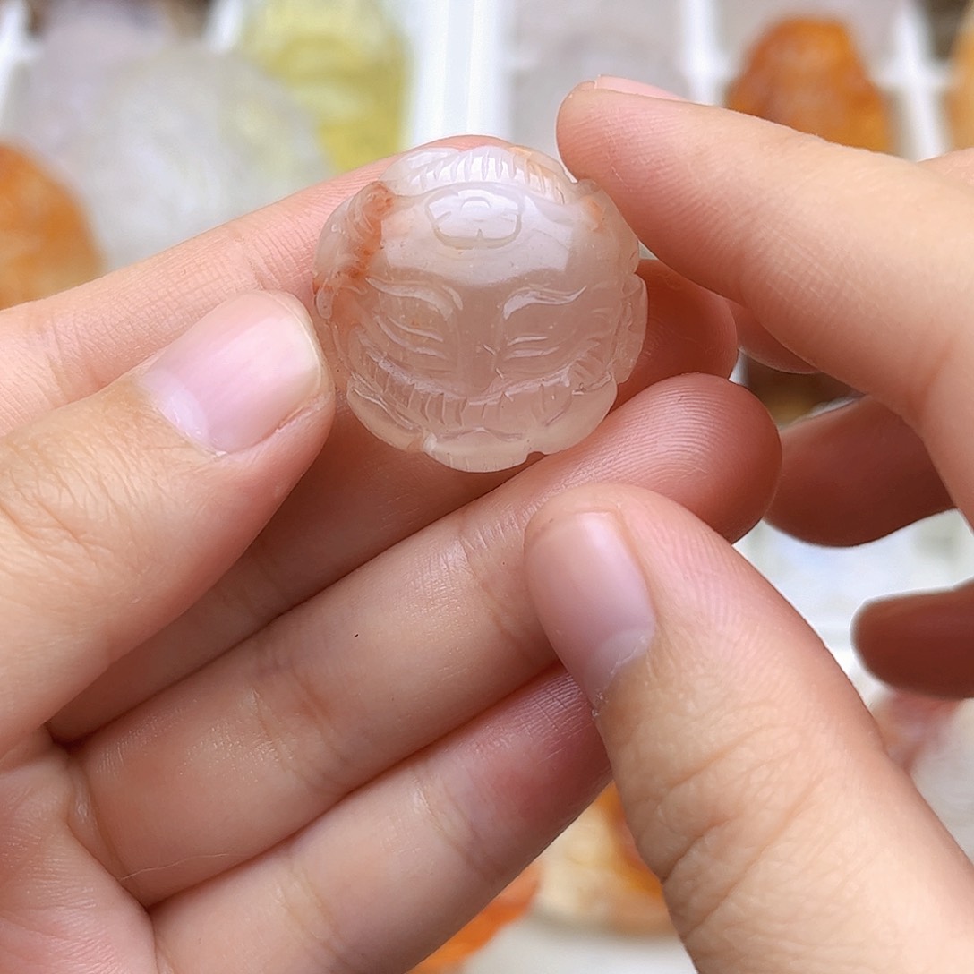 水晶吊坠(不含链)未镶嵌雪花幽灵