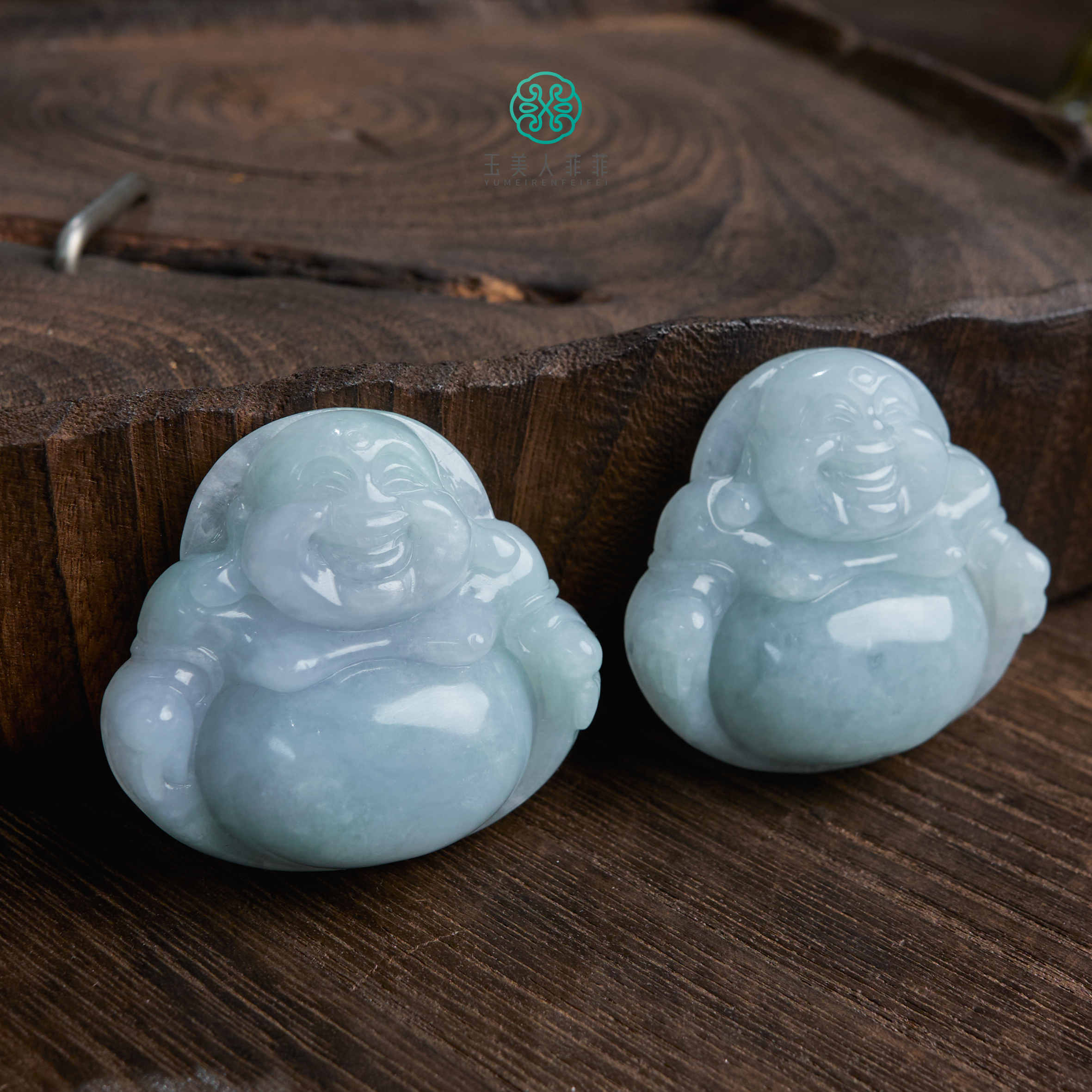 菲菲珠宝好丨翡翠大佛公吊坠约45*49mm多样性发一