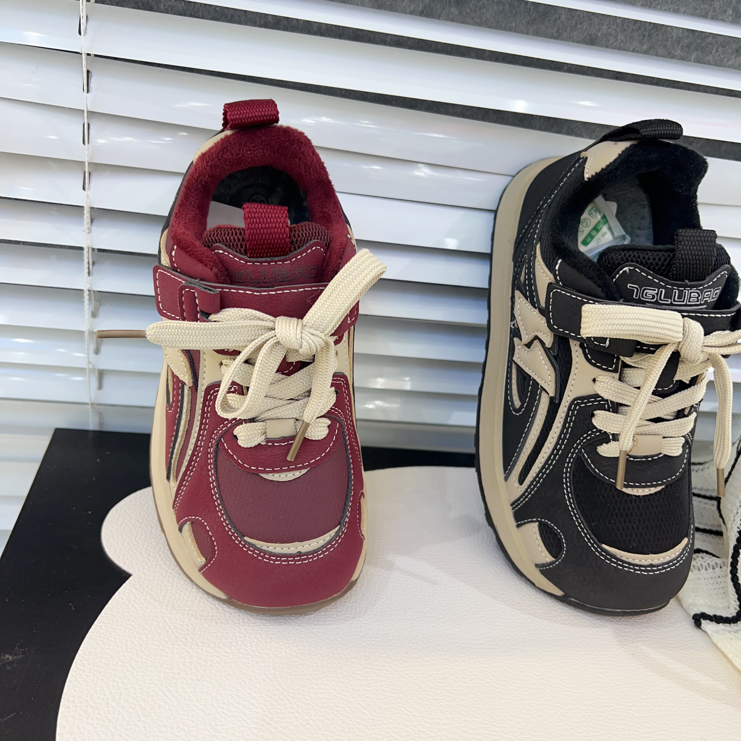 秋冬新款加绒儿童韩版休闲百搭运动鞋