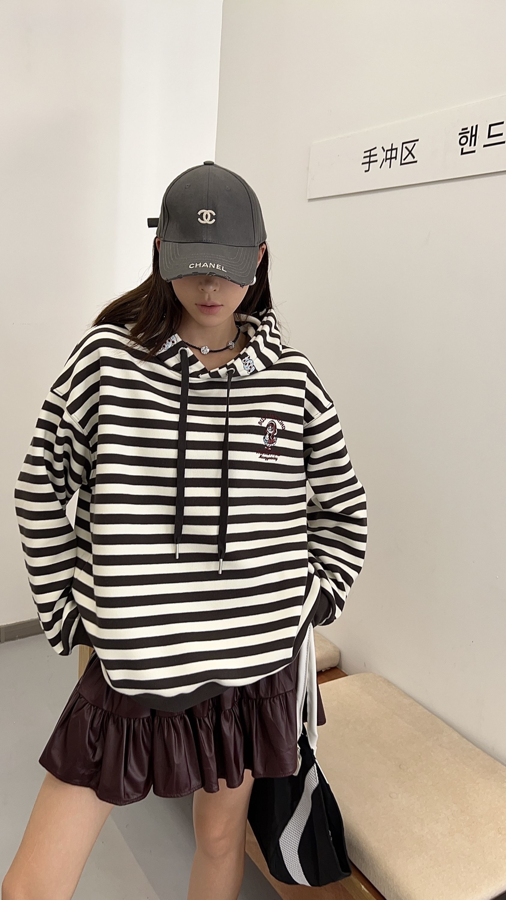 快鱼女士秋季长袖连帽卫衣W8026