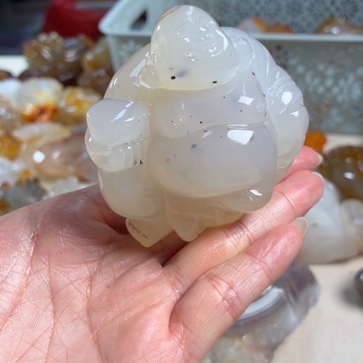 玛瑙/玉髓未镶嵌吊坠(不含链)