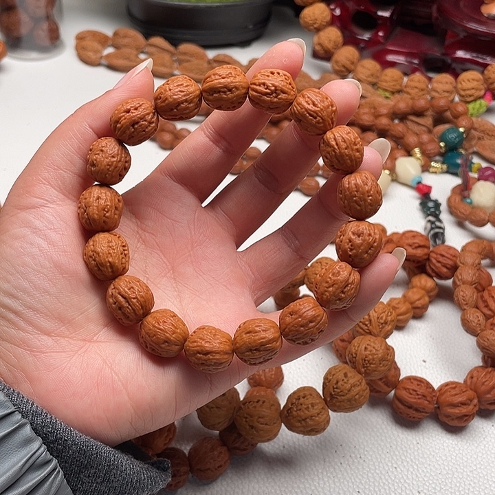 桃核手串疙瘩纹野生小秋子