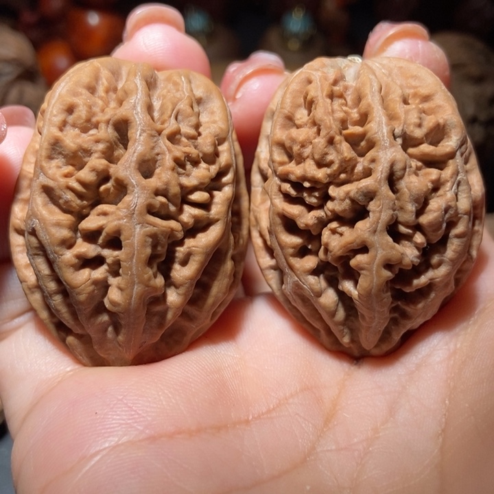 把件文玩核桃东北楸子小雪7