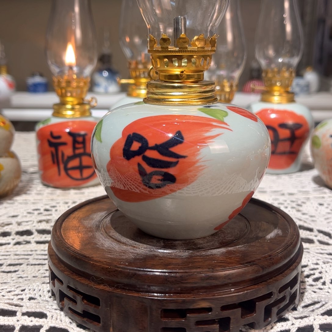 摆件景德镇陶瓷香薰灯