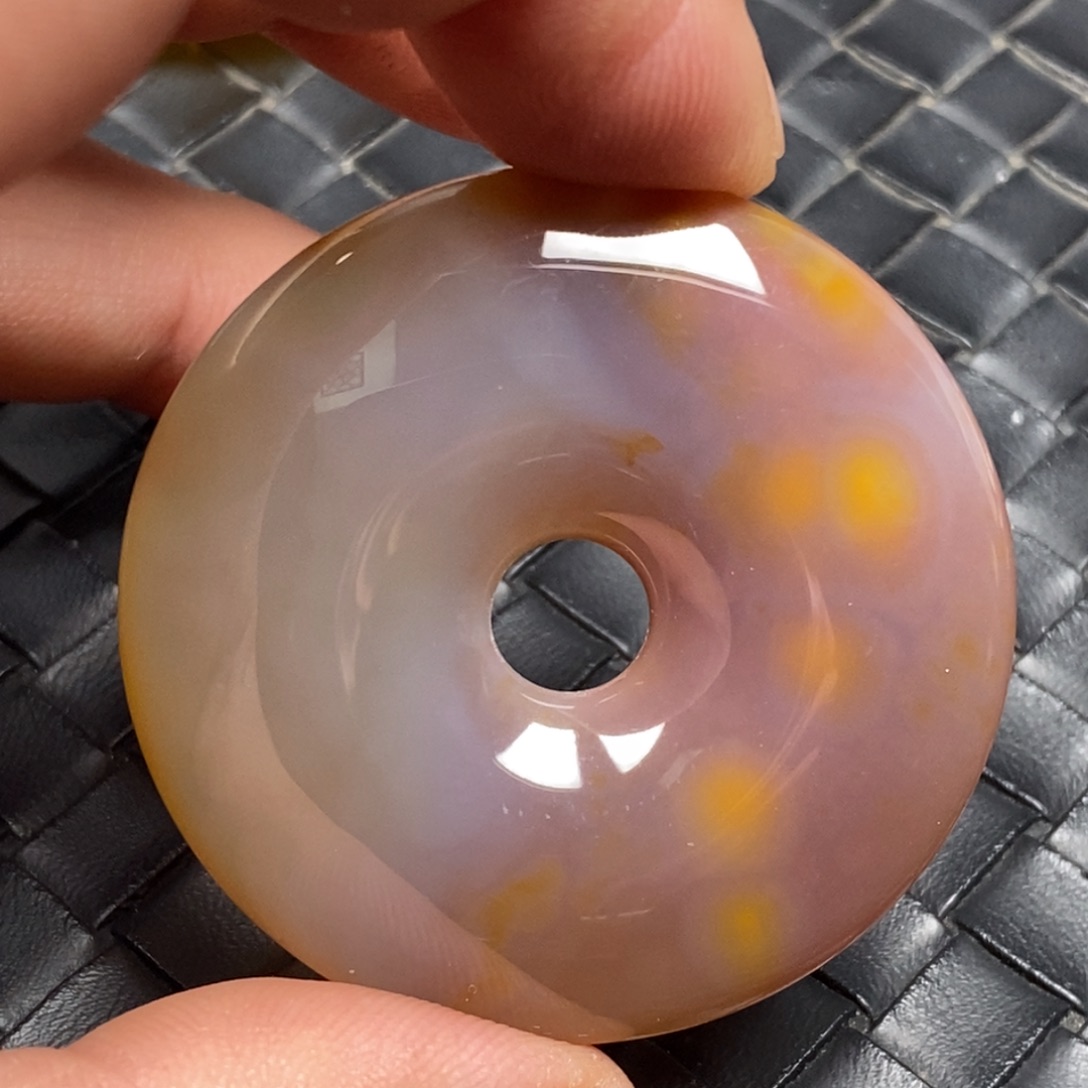 铁***鸡玛瑙/玉髓未镶嵌颈饰