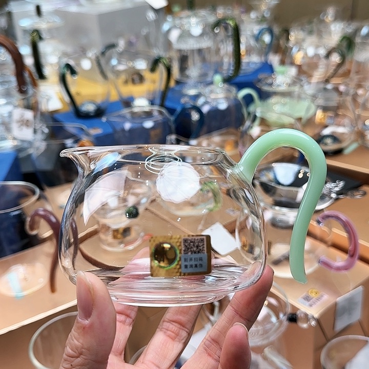 禾器浅玉色淡然公道杯