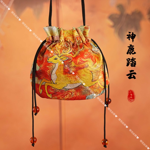 【活动专拍链接14默认微瑕】定制中国风中式手提斜挎包