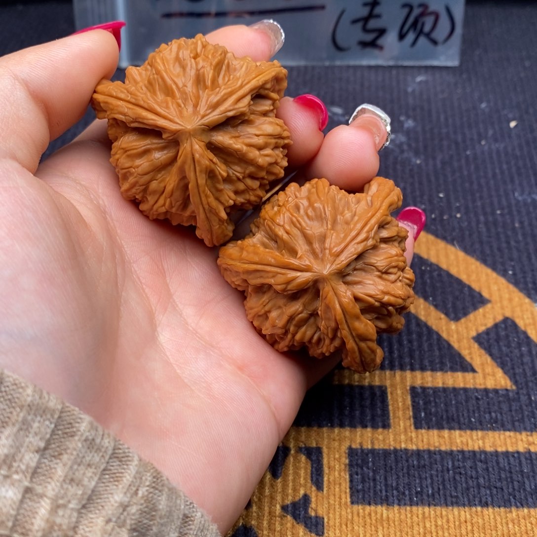 专***你把件文玩核桃白狮子