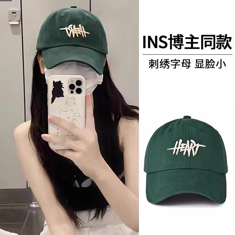 加大深顶显脸小鸭舌帽男女款帽女新款遮阳防晒棒球王一博同款帽子