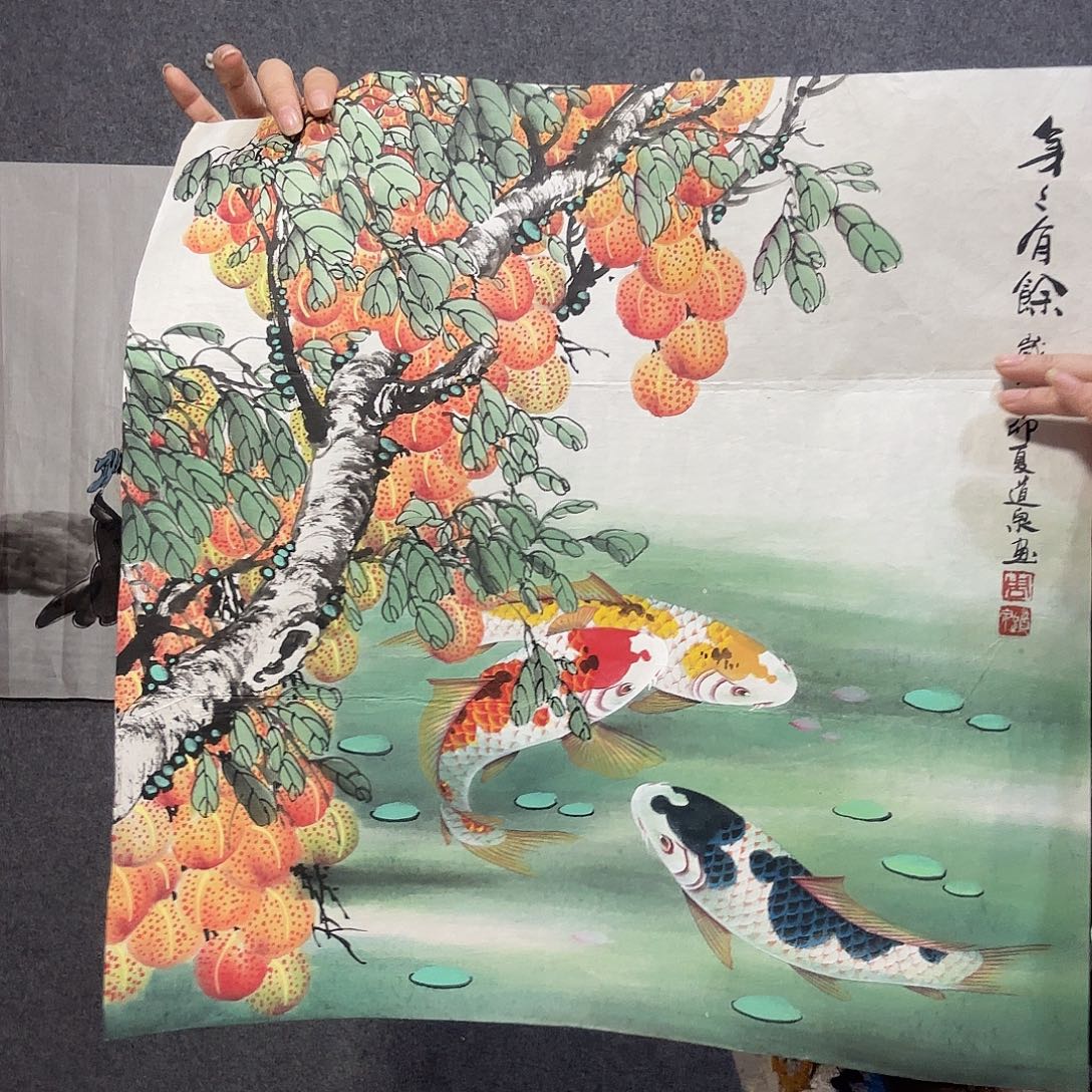 愿***愿纯手工手绘作品国画