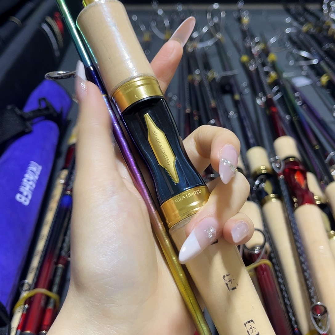 陪***冬碳素3.8m2701直柄路亚竿