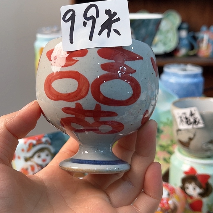 陶景德镇釉下手绘陶瓷 