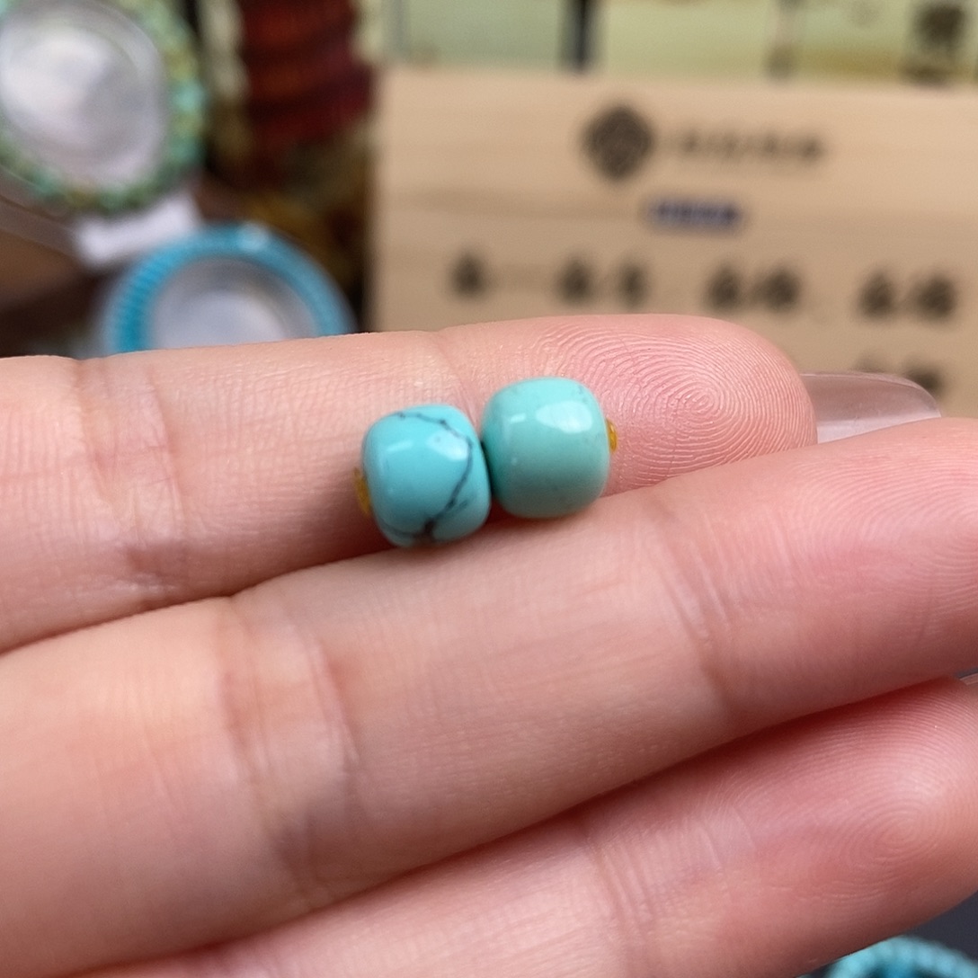 绿松石雕刻7.5未镶嵌