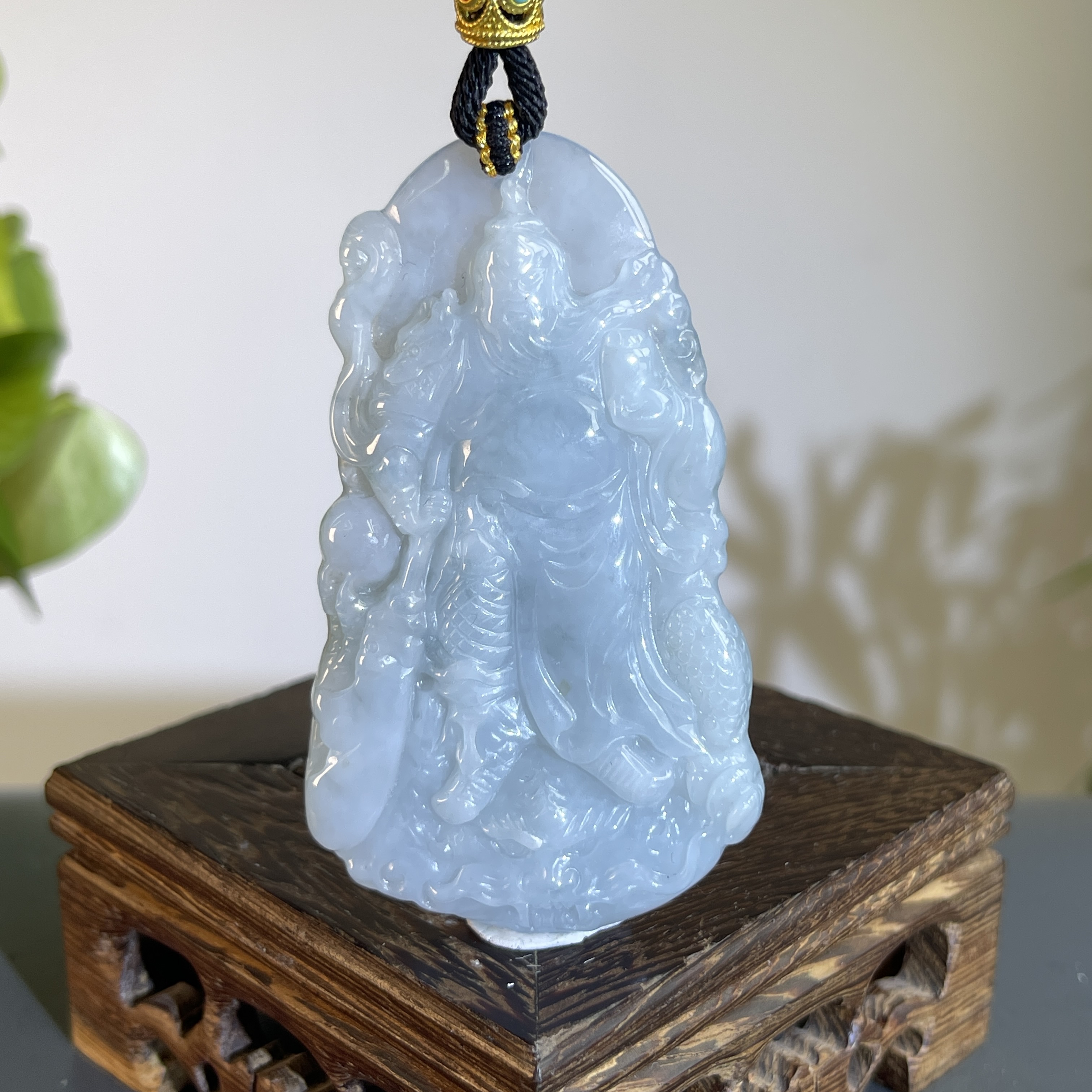 JCB24-193 天然缅甸A货翡翠 关二爷