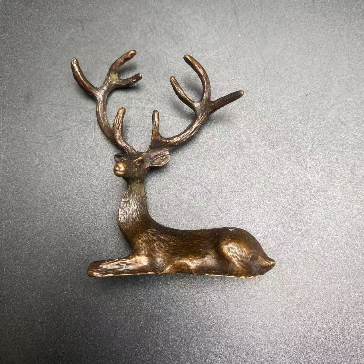 复古鹿摆件  涵哲堂高端精选