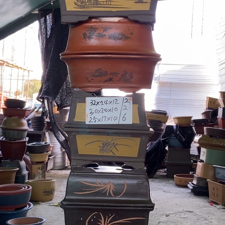 紫砂花盆紫砂紫砂