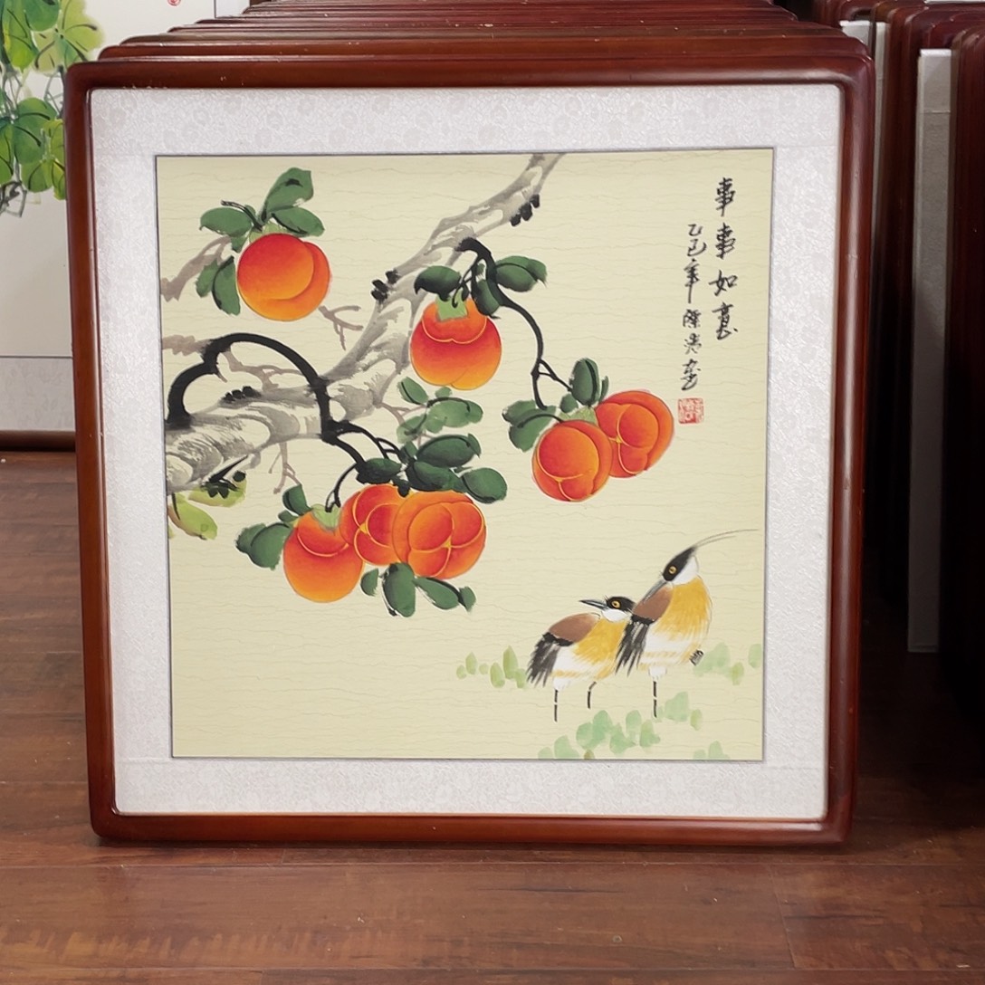 国画带框尺寸63*63厘米