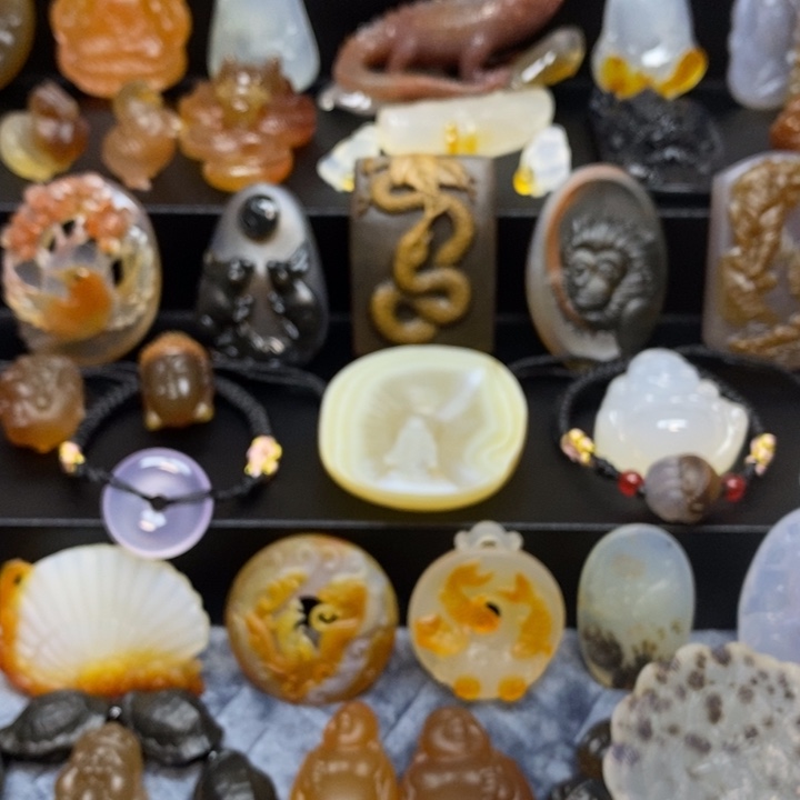 玛瑙/玉髓未镶嵌吊坠(不含链)