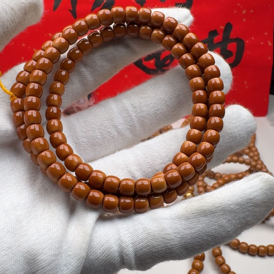 橄榄核手串简**q橄榄核核尖，尺寸5.7