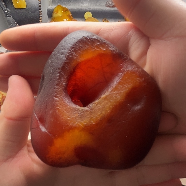 定制琥珀未镶嵌纯天然蜜蜡吊坠