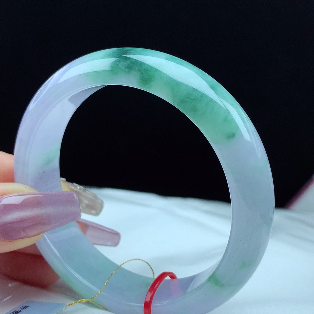 翡翠手镯未镶嵌55圈0409轮胎