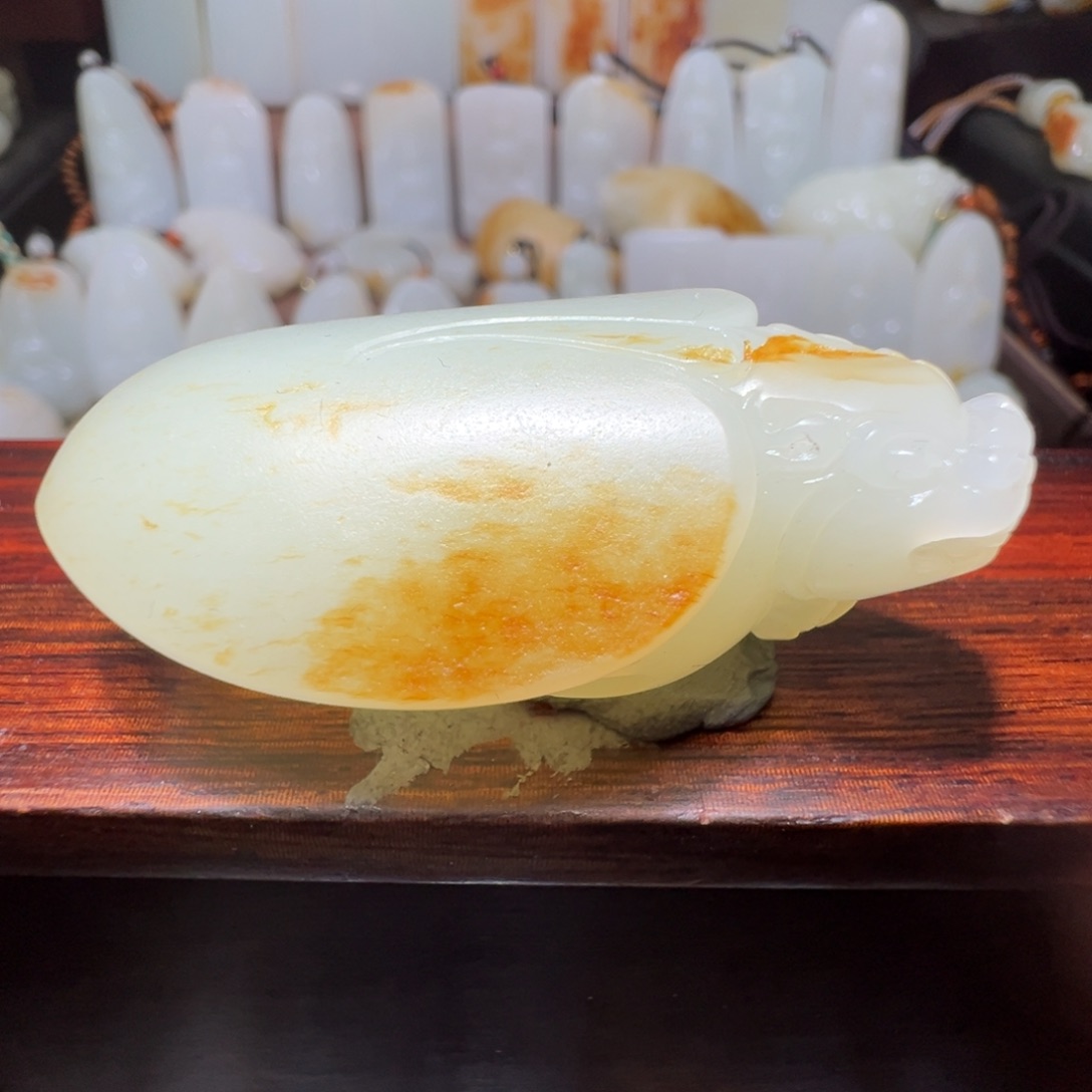和田玉吊坠(不含链)未镶嵌