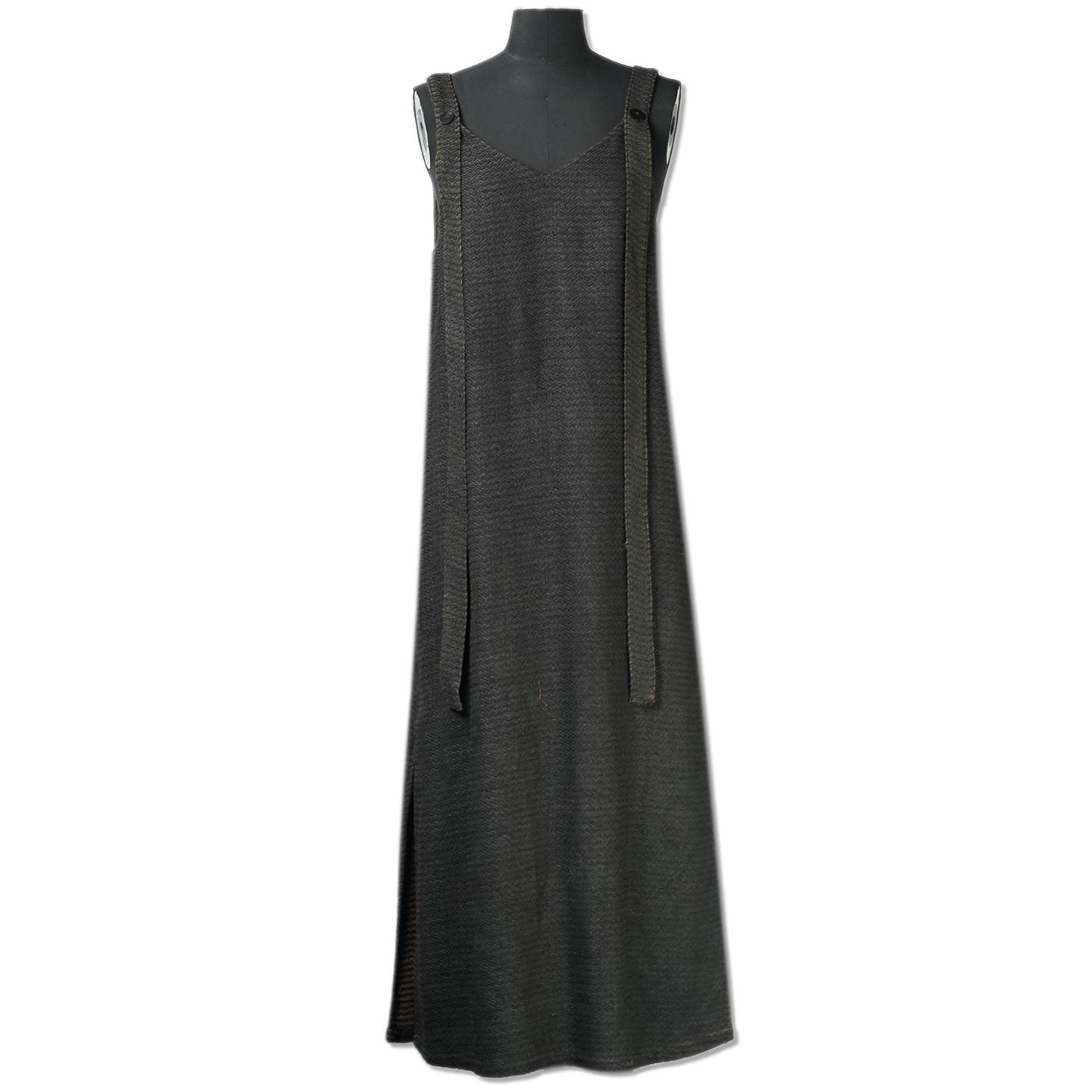 新中式国风柞蚕丝汉服背心裙28186159灰色 