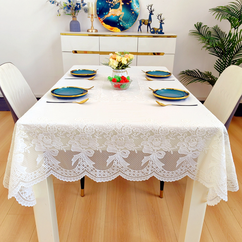 新疆包邮到家新款防油防烫茶几餐桌桌布免洗长方形居家日用