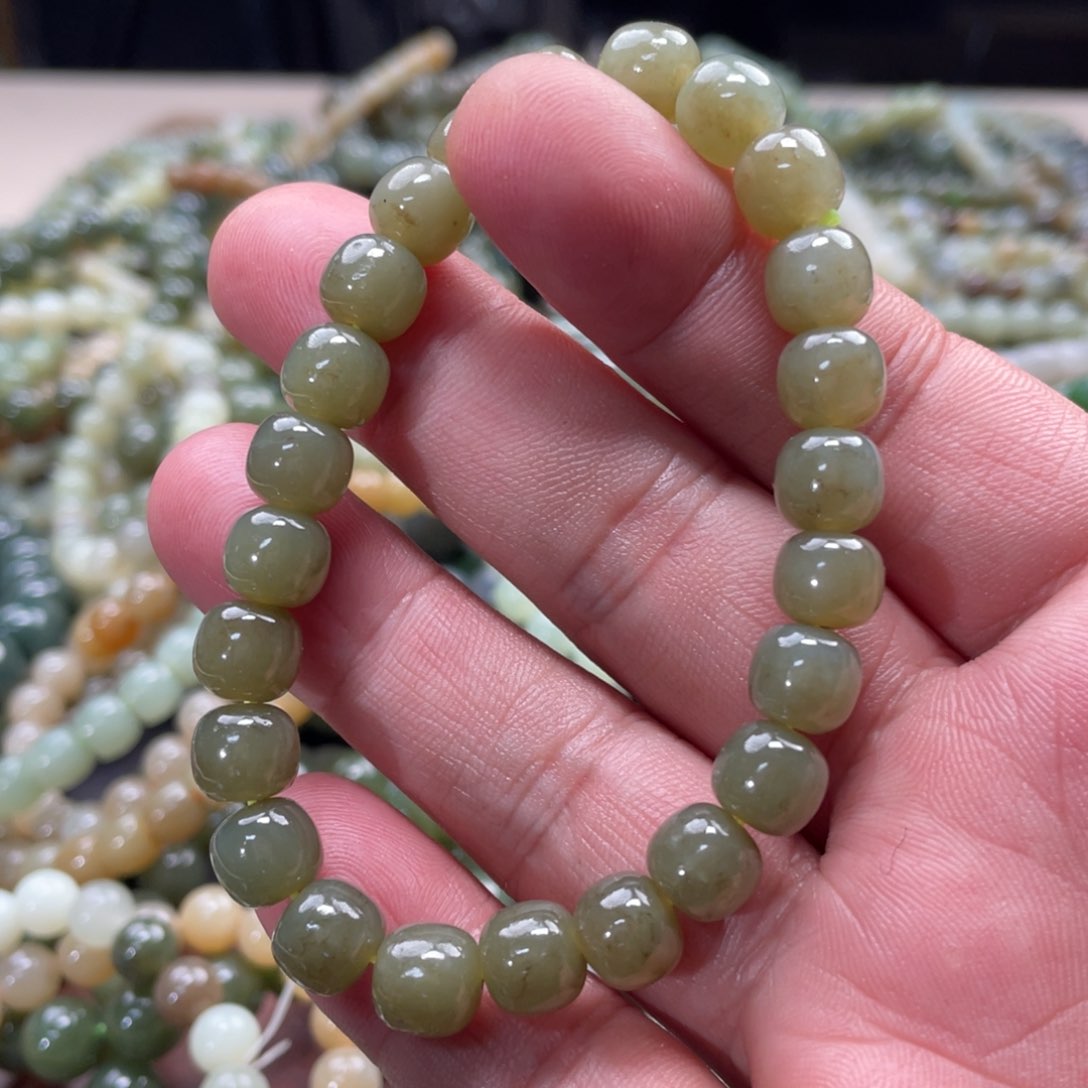 和田玉手链未镶嵌