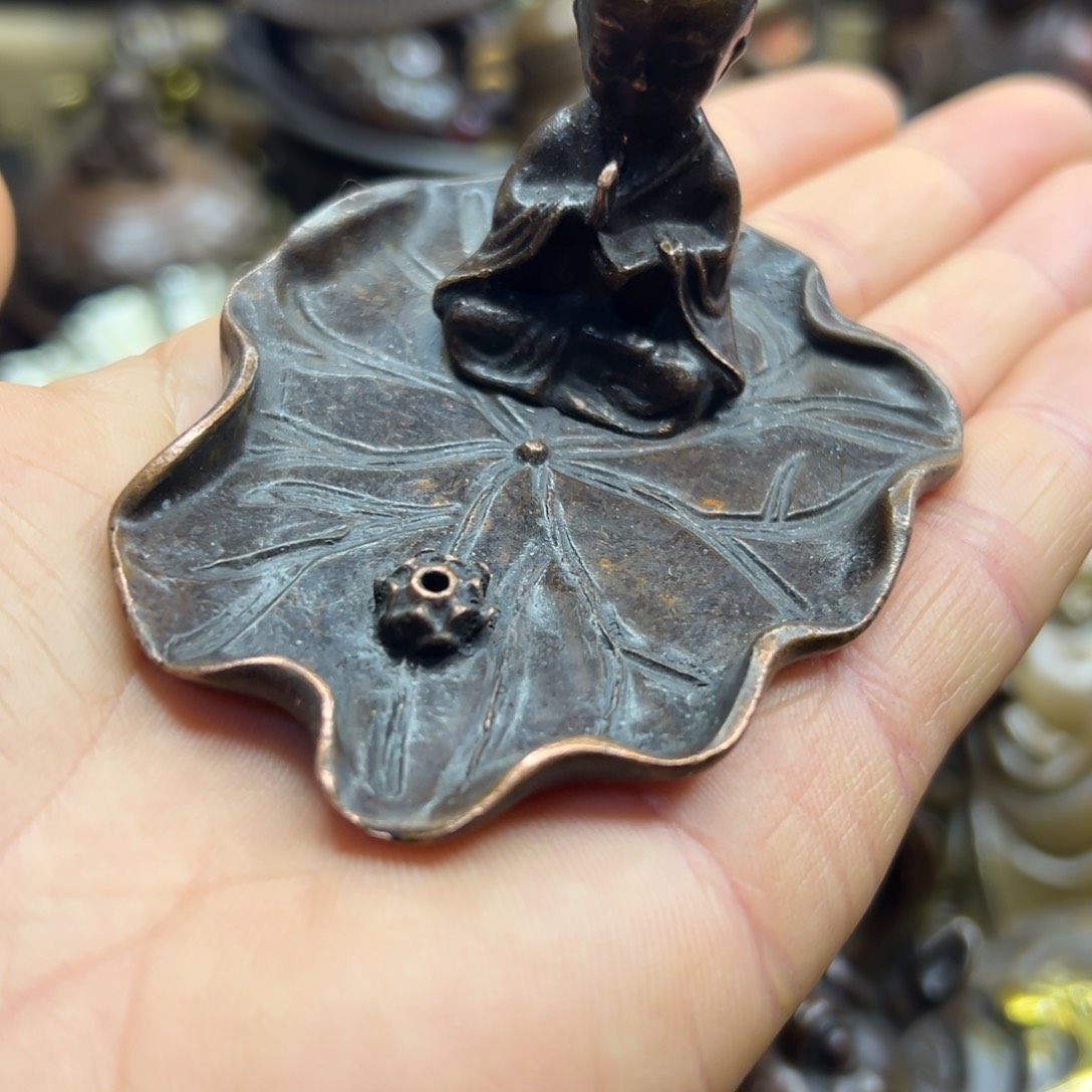 铜摆件欢迎欢迎你