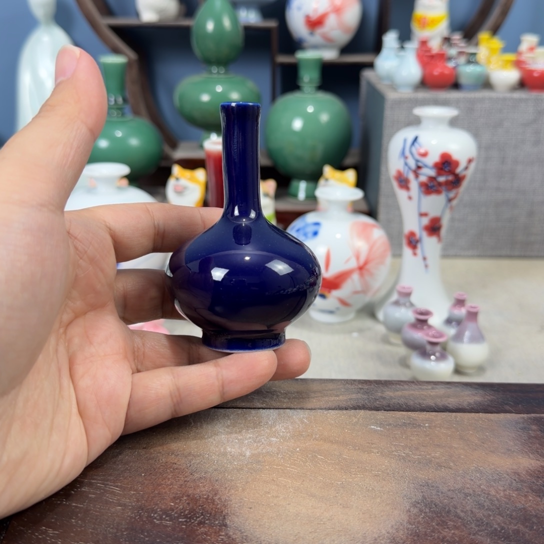 陶瓷手工小花器摆件