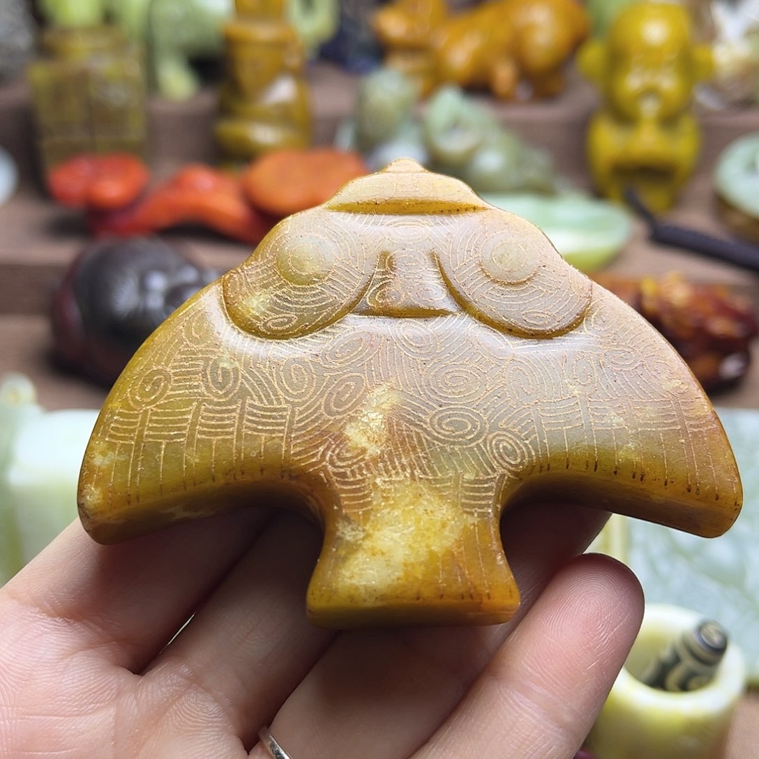 白玉菩提吊坠84。。