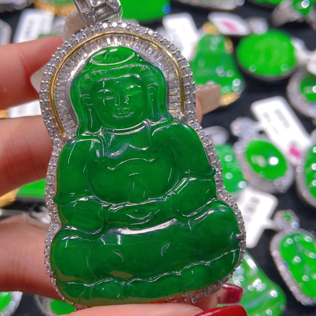 翡翠吊坠(不含链)未镶嵌