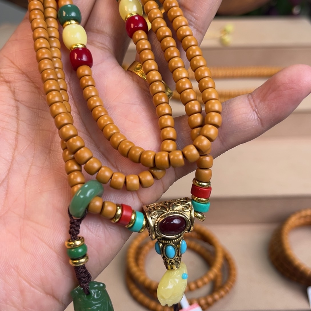 手串/手链橄榄核@@满配脖挂4