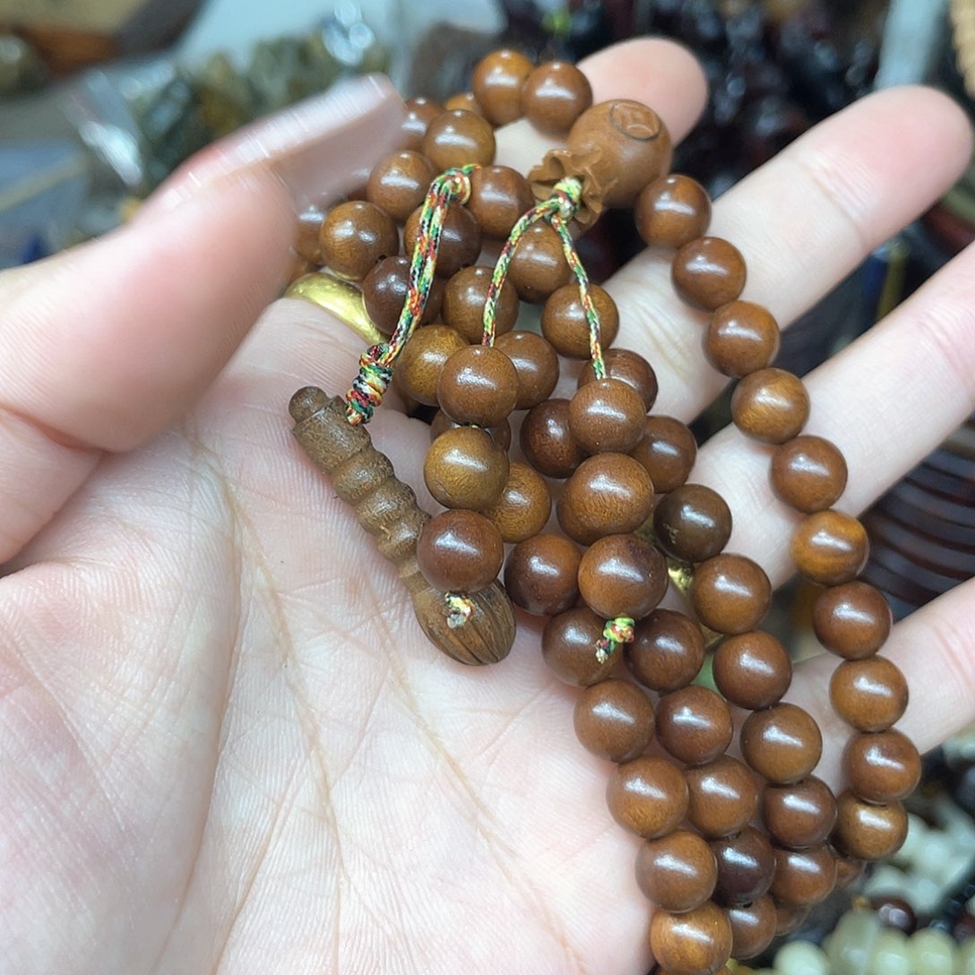 维腊木（绿檀）无事牌