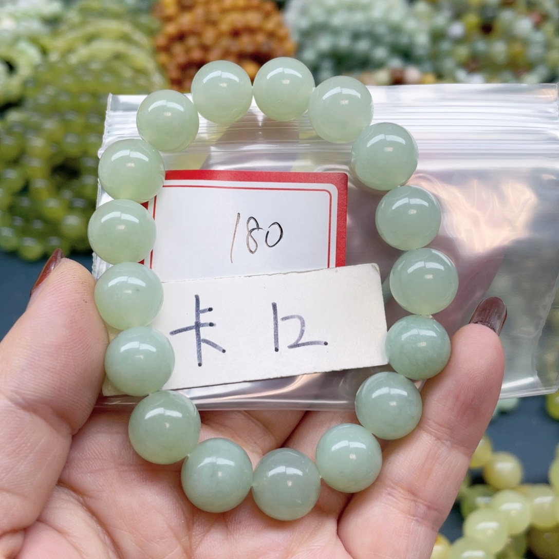 未镶嵌蛇纹石玉手串