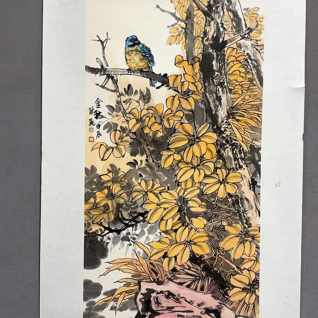 国画国画纯手绘作品请放心去藏