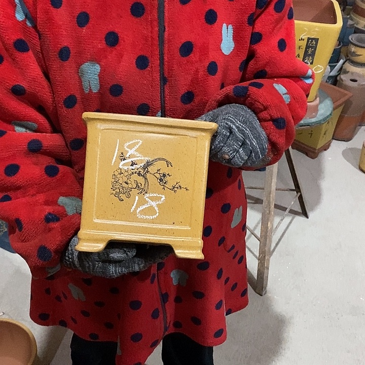 紫砂花盆紫砂花盆