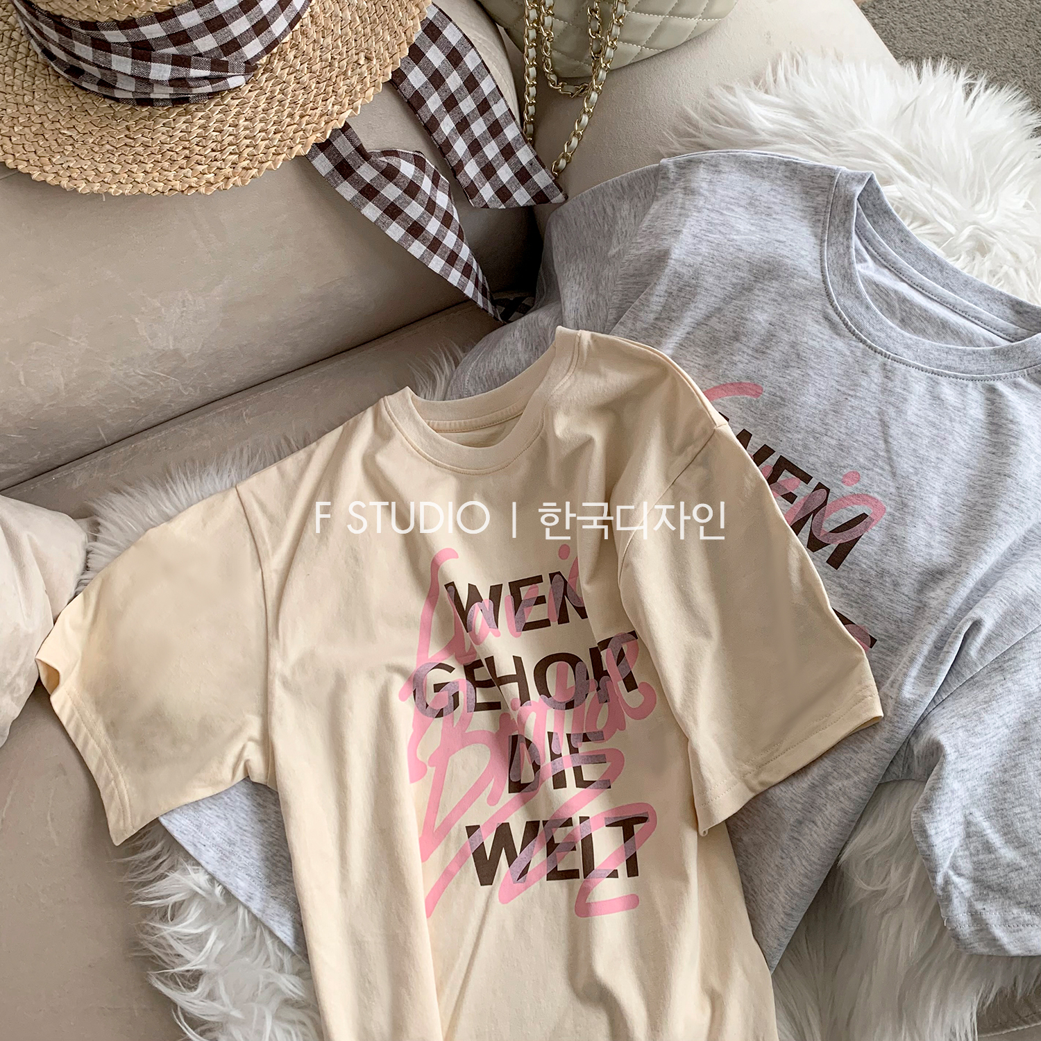 「新品」【涂鸦Tee】字母印花T恤FS306S079