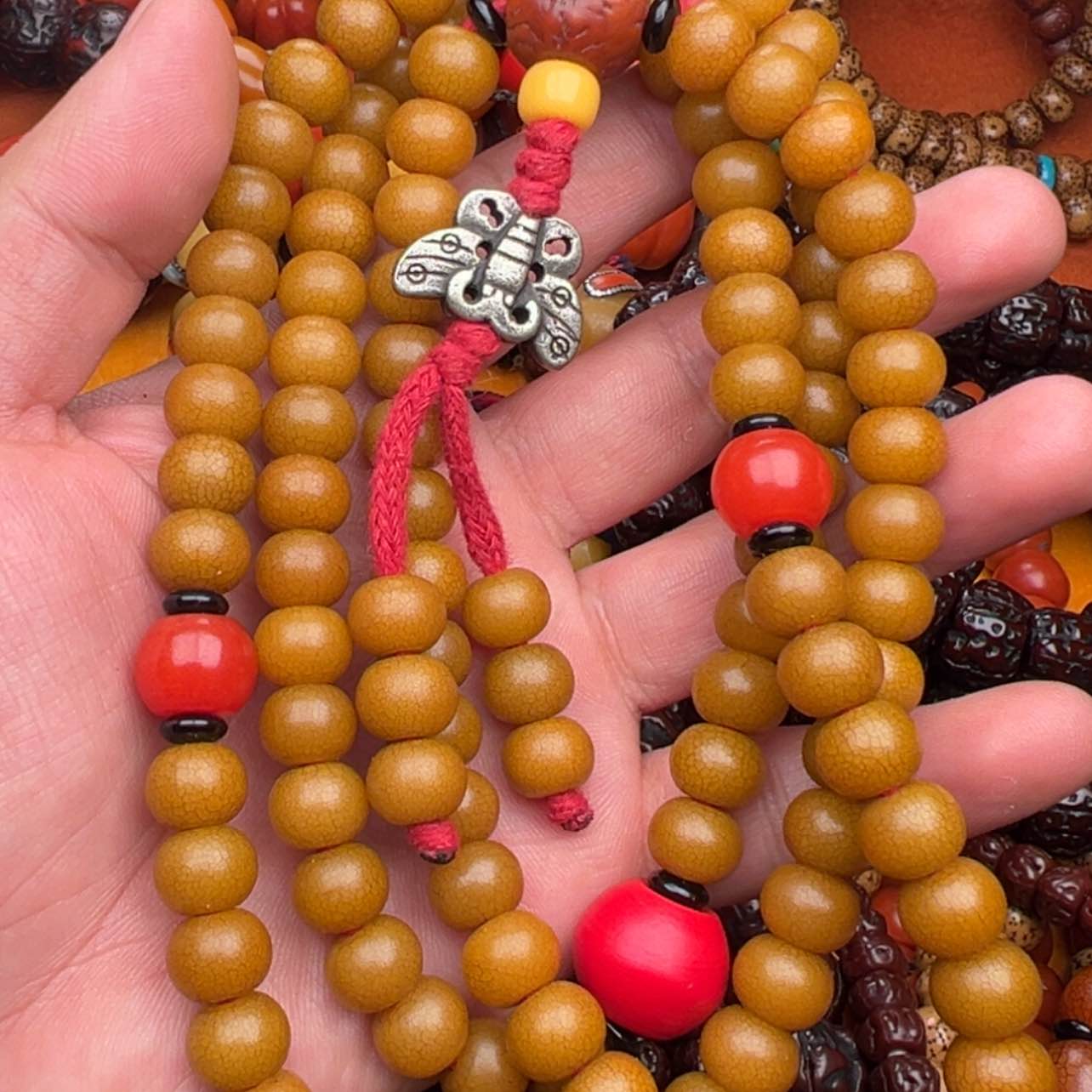 【闪购商品】菩提根/象牙果吊坠王*108足数