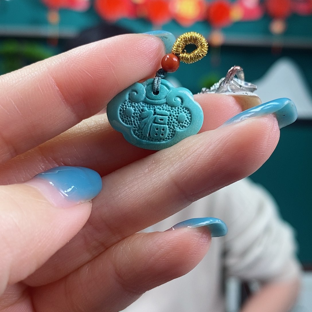 绿松石珠宝奇石未镶嵌