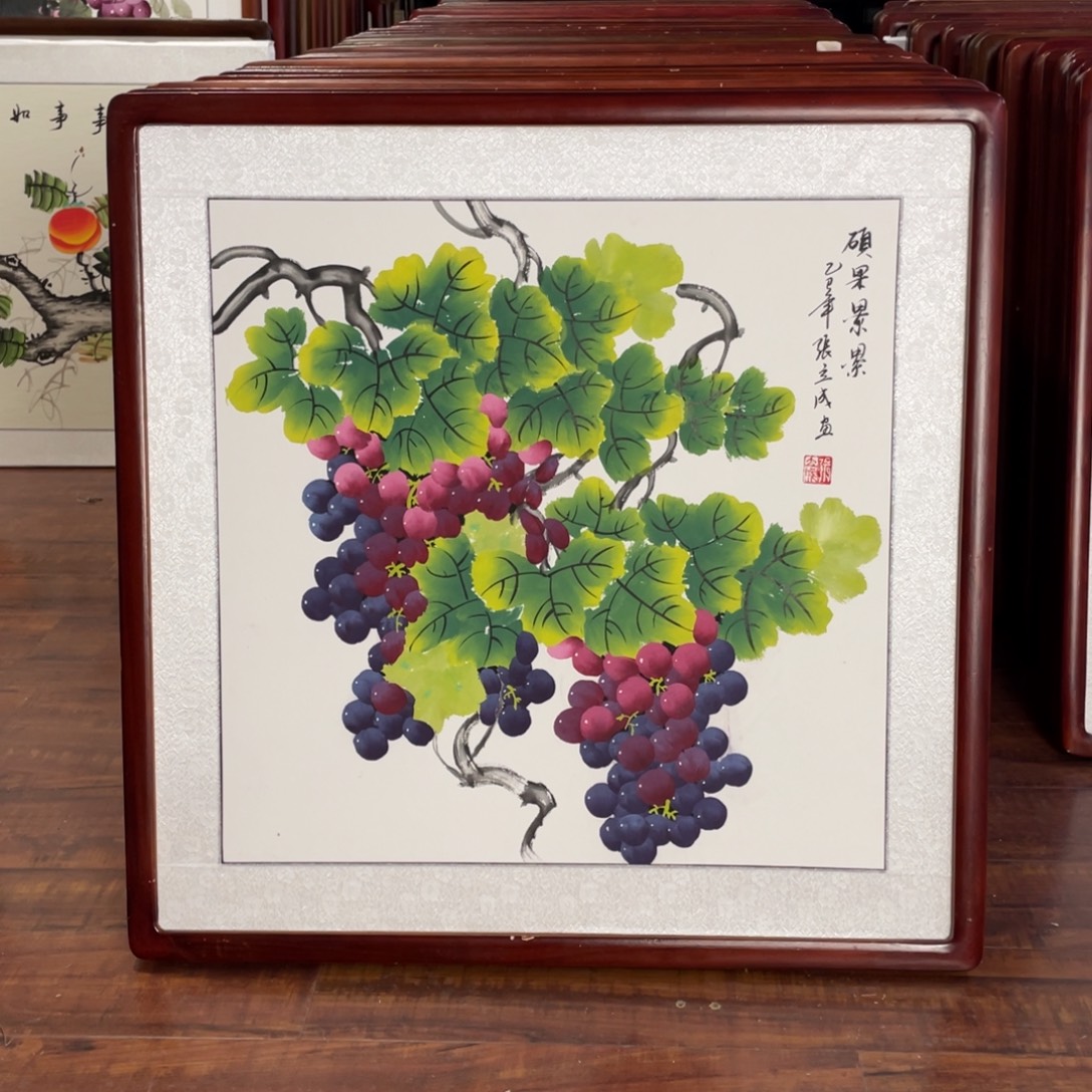 国画带框尺寸63*63厘米