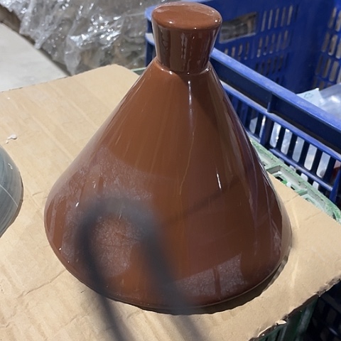 微瑕，不能明火，口径约19.5厘米