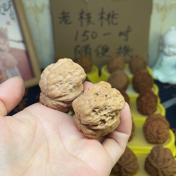 吊坠文玩核桃庙达蛤蟆头40