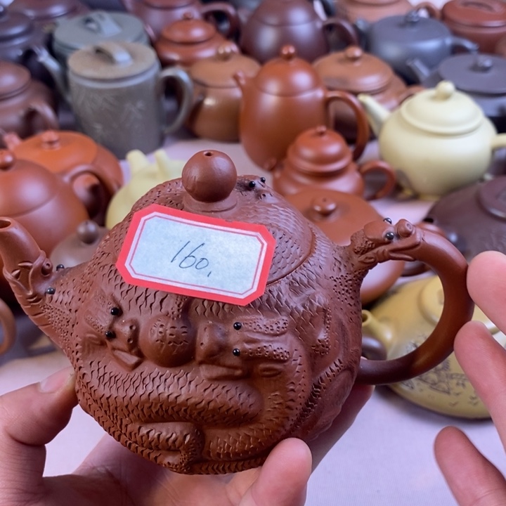 紫砂茶壶宝*君朱泥供春