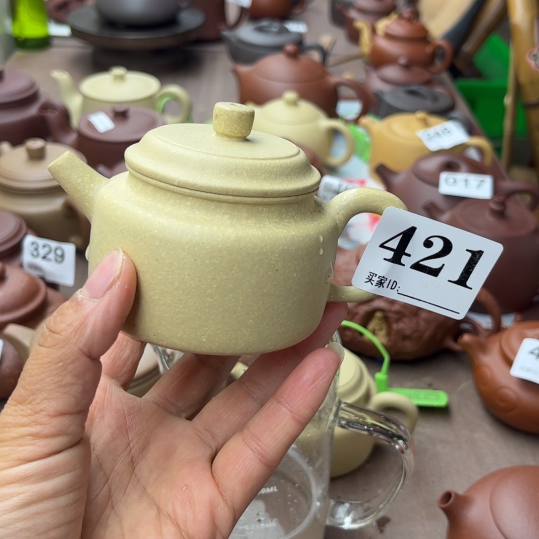 紫砂茶壶本绿瑕疵150cc