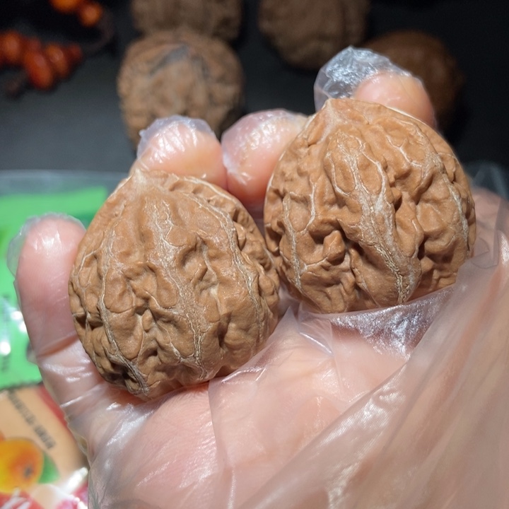 文玩核桃把件?****兮东北楸子小雪12