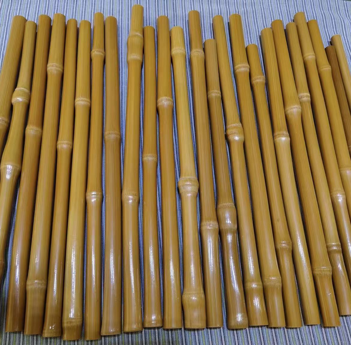 实心玉竹手持精抛护身成品天然竹根把件