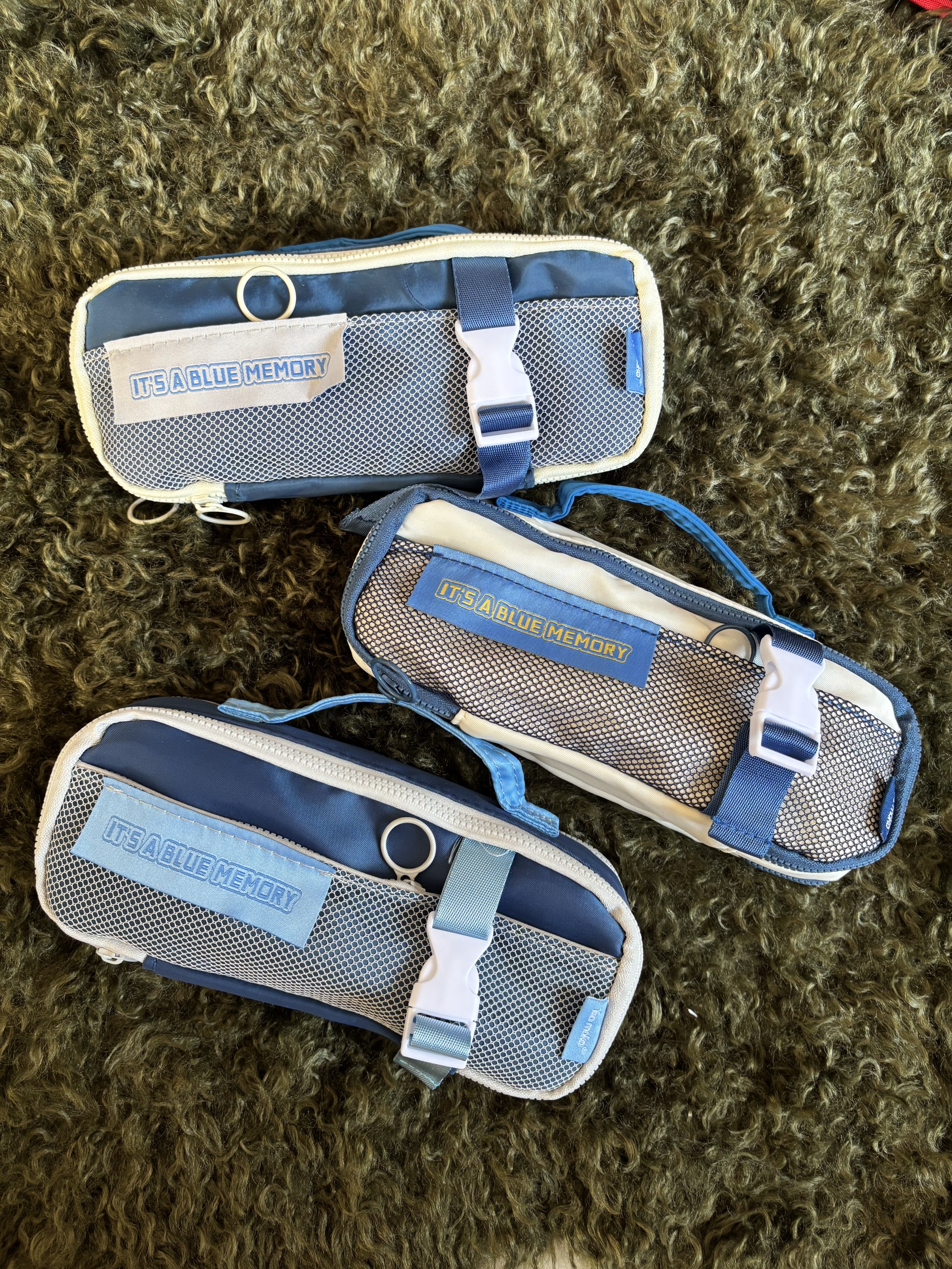 简约撞色大容量学生文具笔袋21*8.5*4