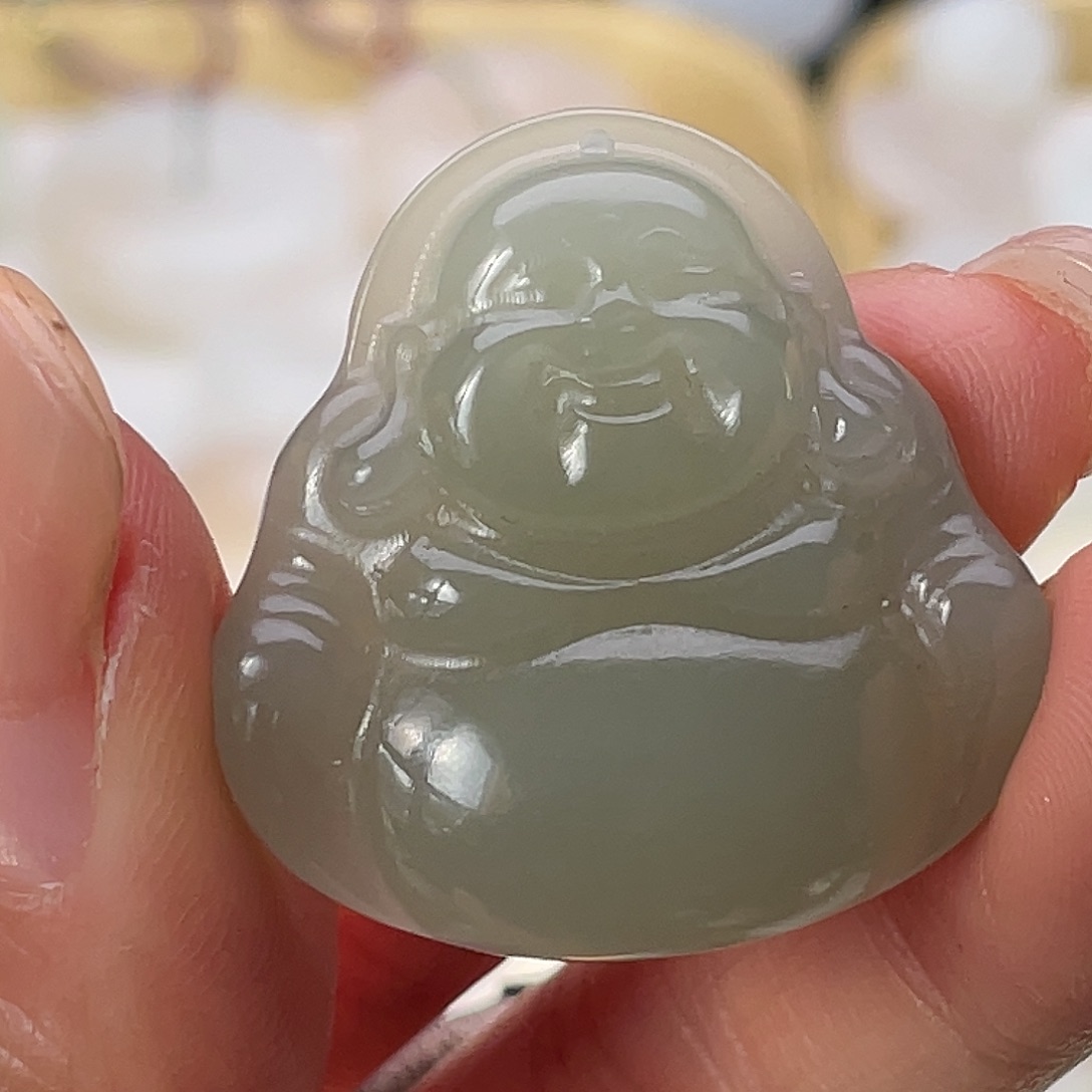 $***﹉和田玉未镶嵌颈饰